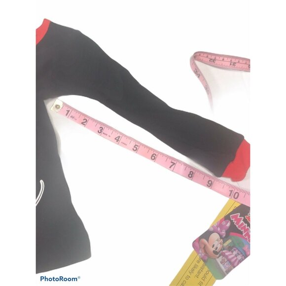 Disney Junior Toddler Size 2T PJ Top 1 Piece No Bottom Minnie Black Red New - Picture 10 of 12